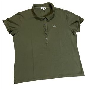 Lacoste Polo Green Size 48 EU Size XL USA